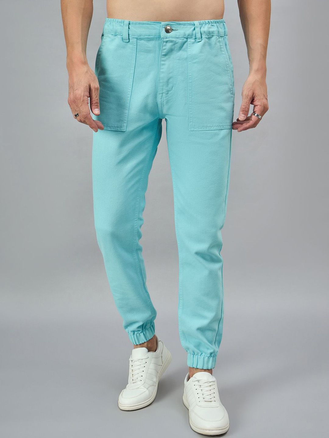 STUDIO NEXX Men Jogger Mid-Rise Cotton Jeans
