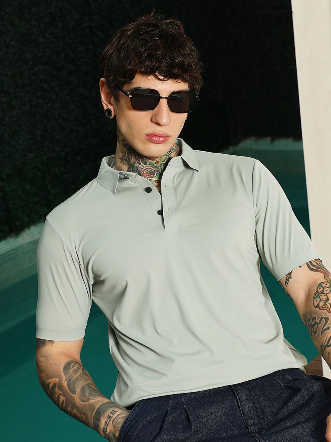 CAHOOT Polo Collar Regular Fit T-shirt