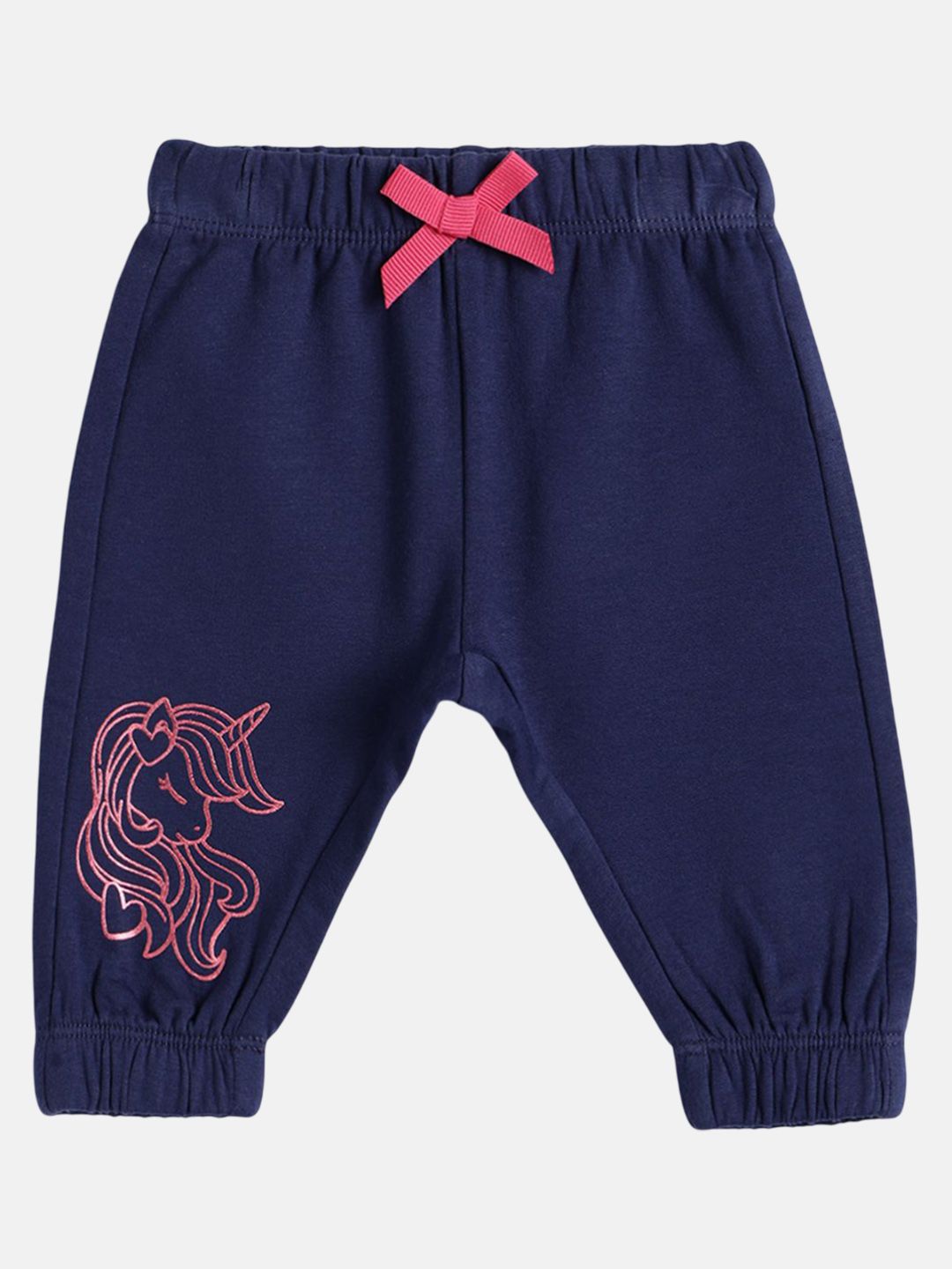 Chicco Girls Animal Graphic Printed Regular Fit Relaxed Trousers