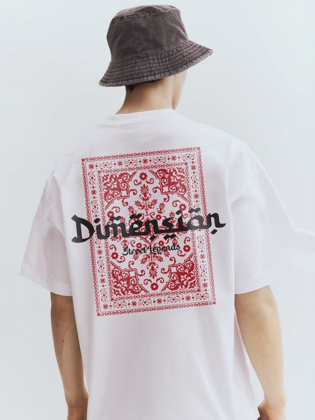 TOGS & TERRE Typography Printed Round Neck Cotton Classic Oversized Loose Fit T-shirt