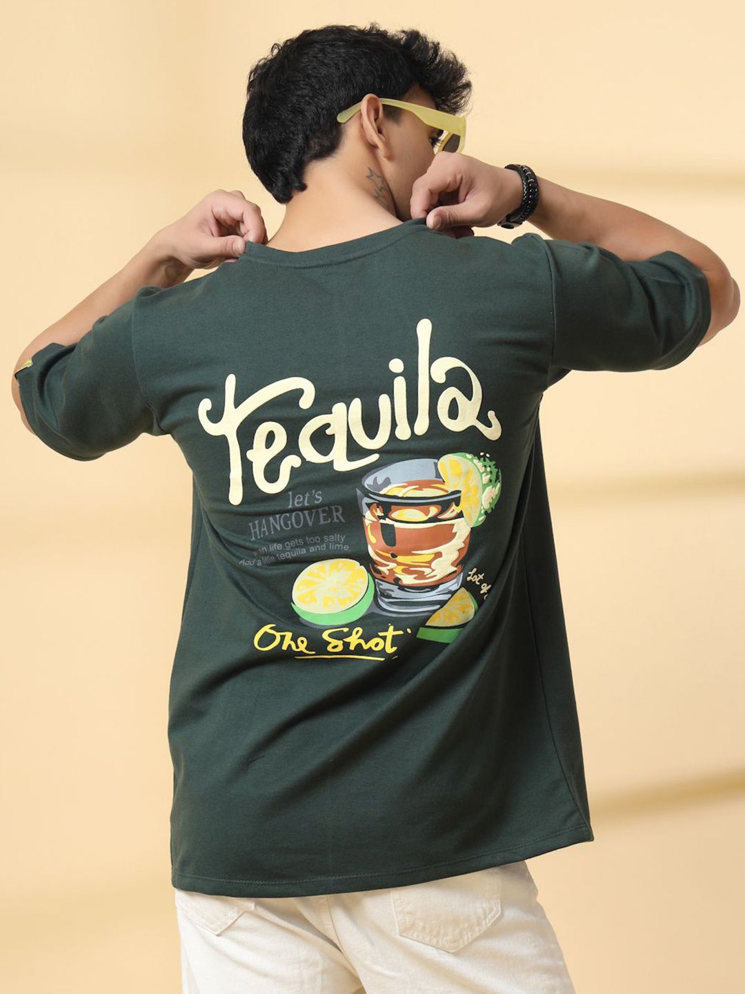 Rigo Men Typography Printed Round Neck Regular Fit T-shirt