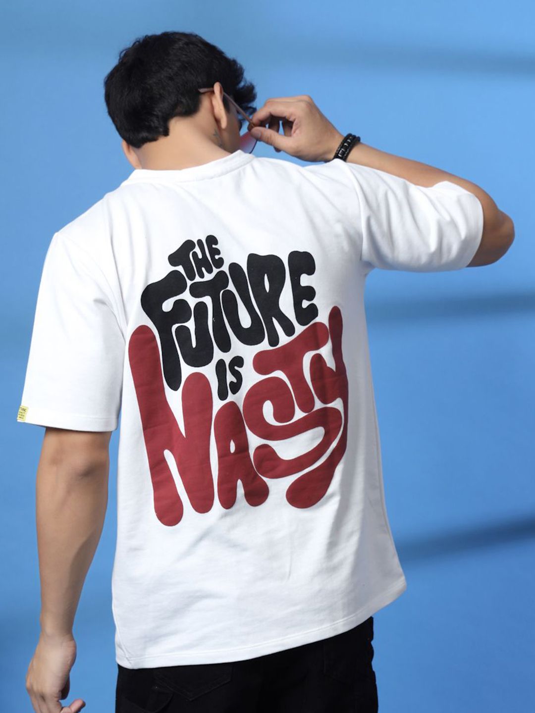 Rigo Men Typography Printed Round Neck Regular Fit T-shirt