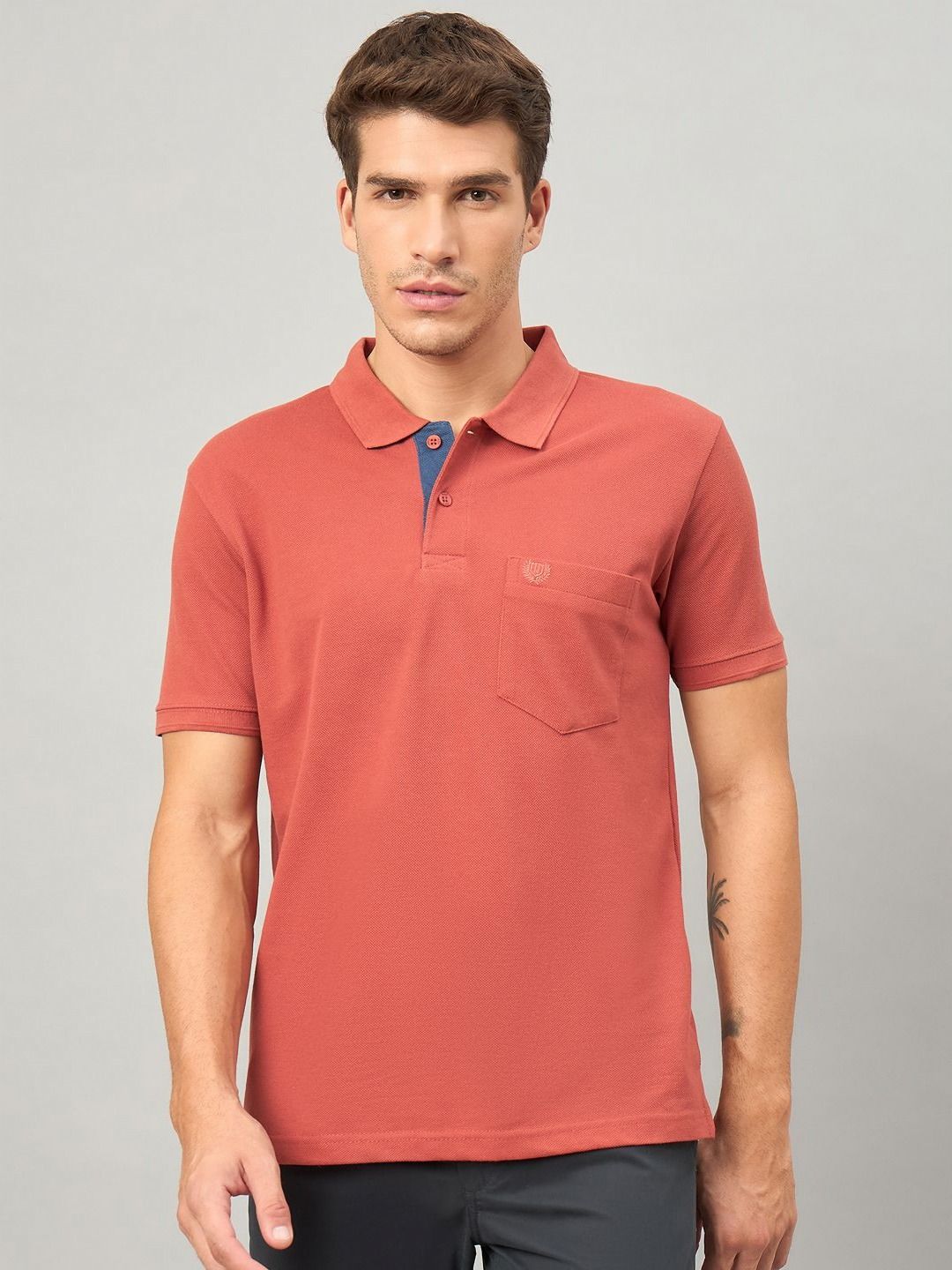 Duke Polo Collar Slim Fit Cotton T-shirt