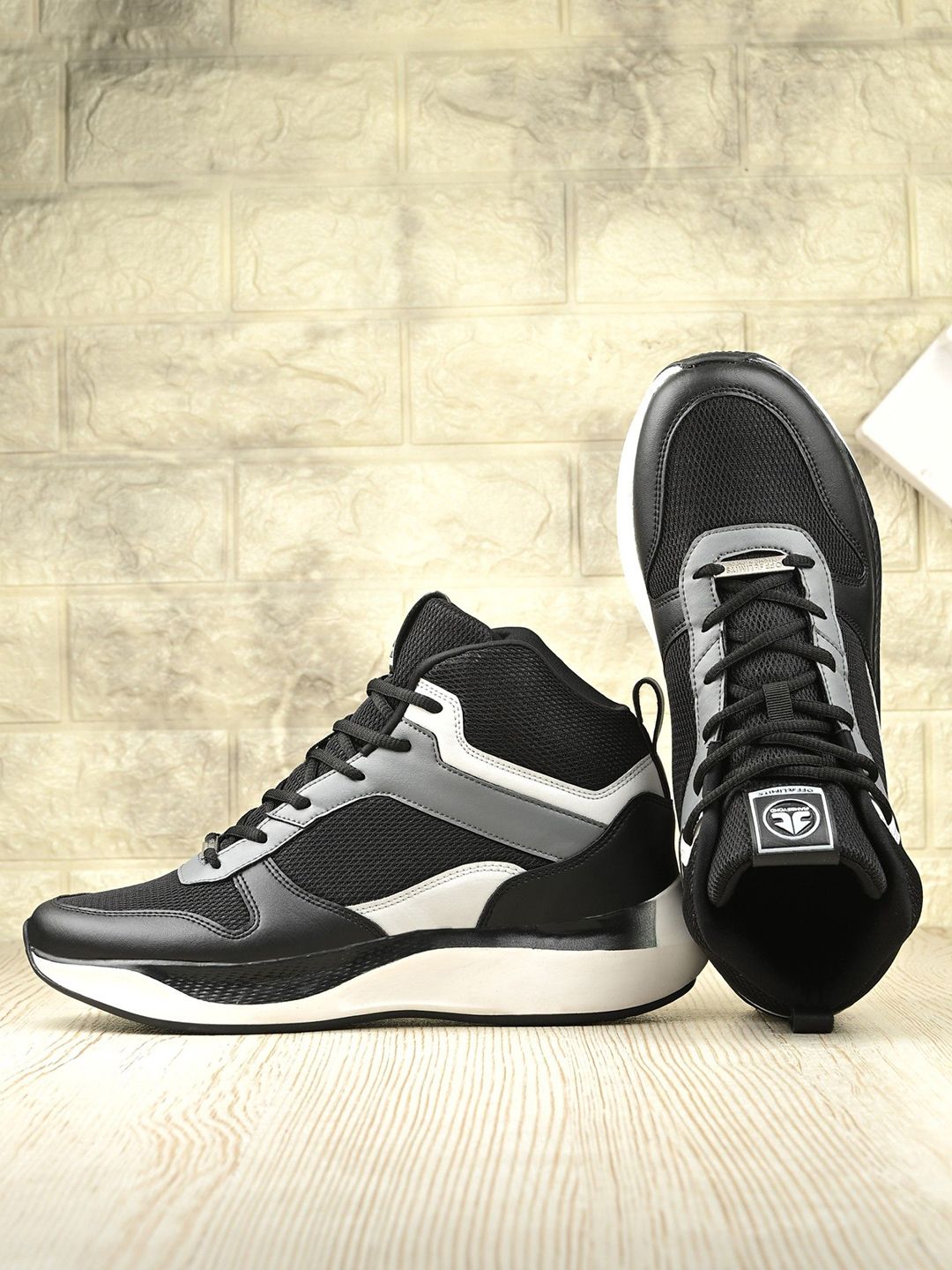 OFF LIMITS Men Mesh Basketball Lace-Ups Non-Marking Shoes