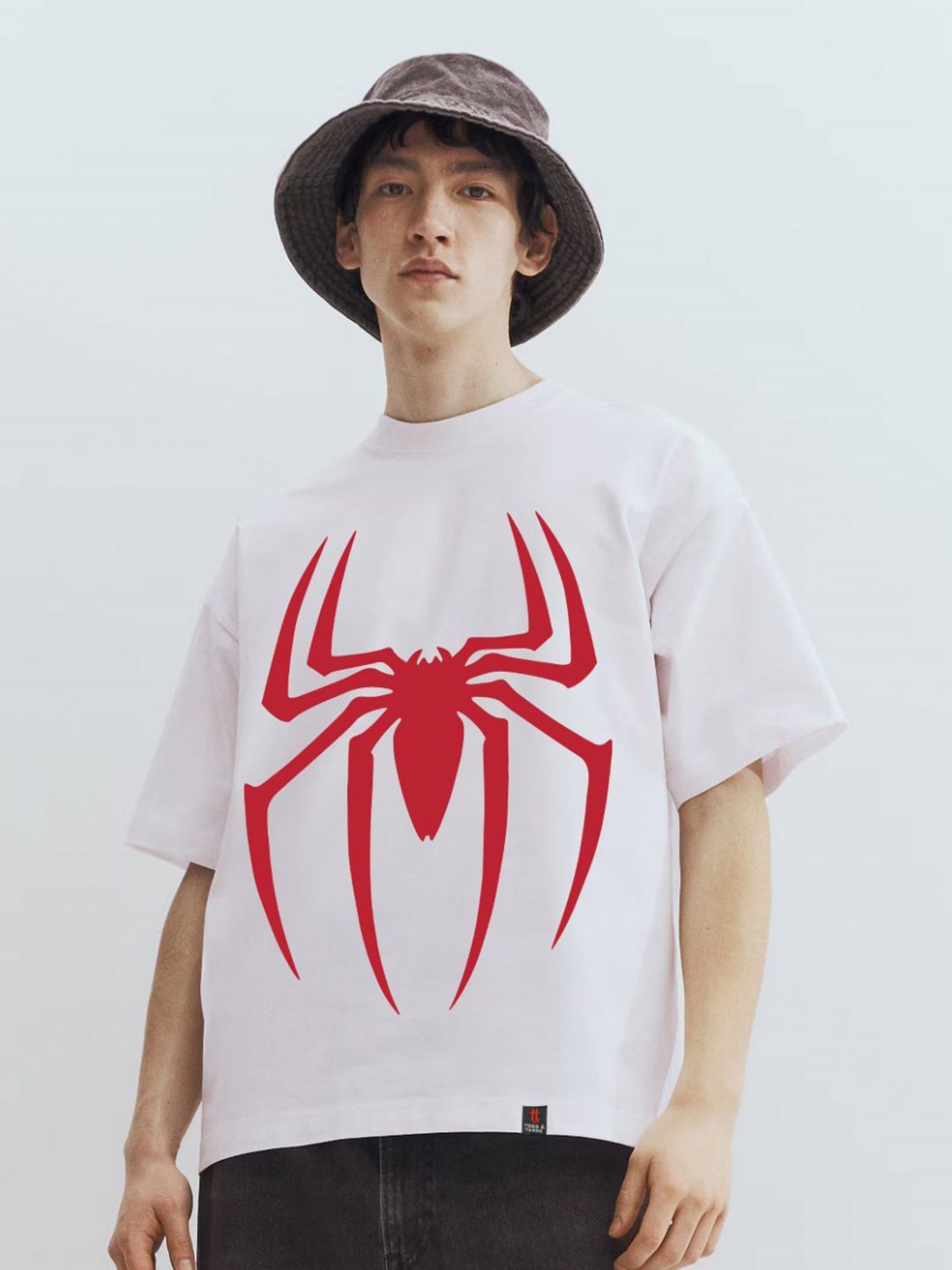 TOGS & TERRE Graphic Printed Oversized Organic Cotton T-shirt