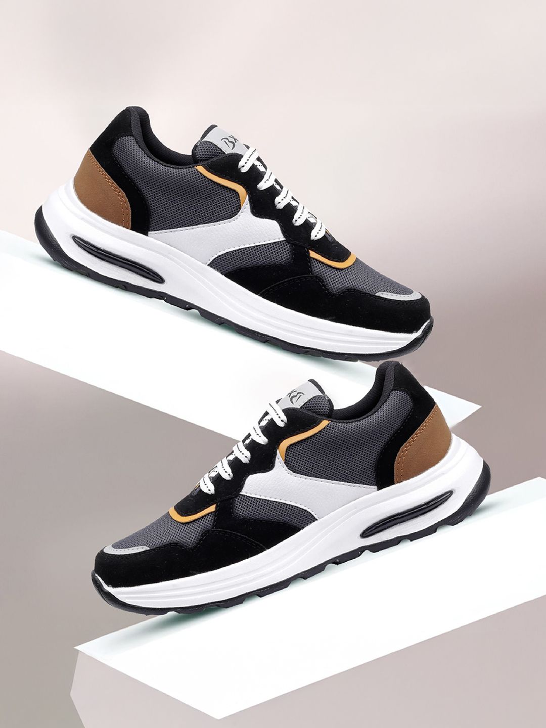 Bxxy Men Latest Lace-up Running Sports Shoes