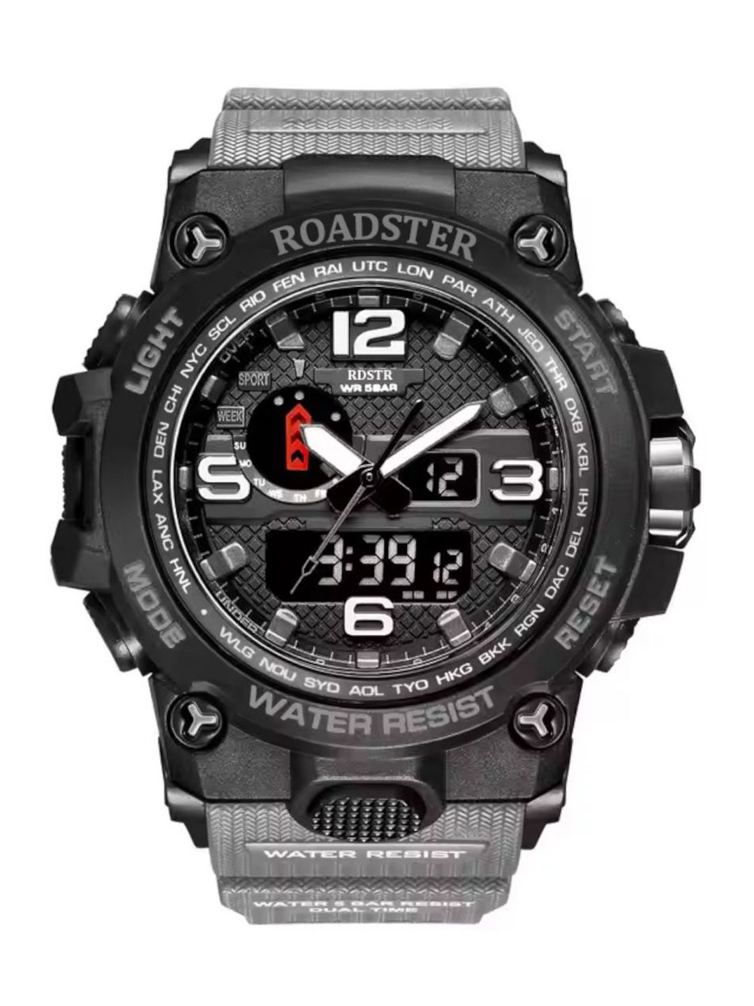 Roadster The Roadster Lifestyle Co Men Analogue & Digital Watches-RDSTR-1545D-GREY