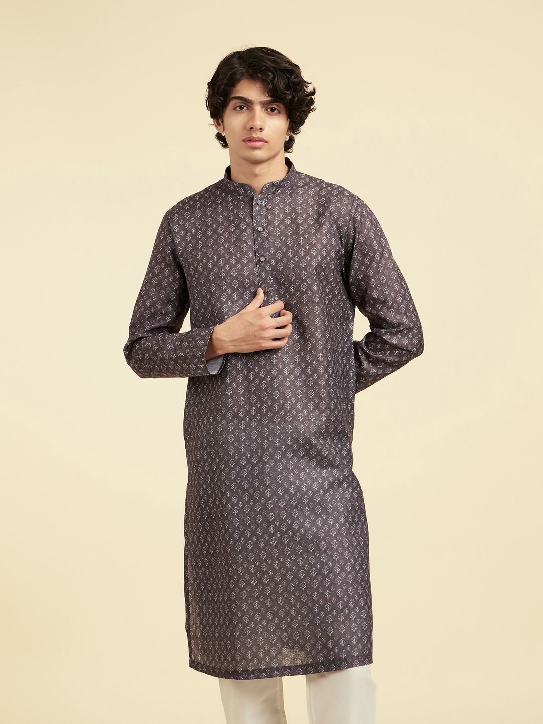 Diwas by Manyavar Men Printed Kurta