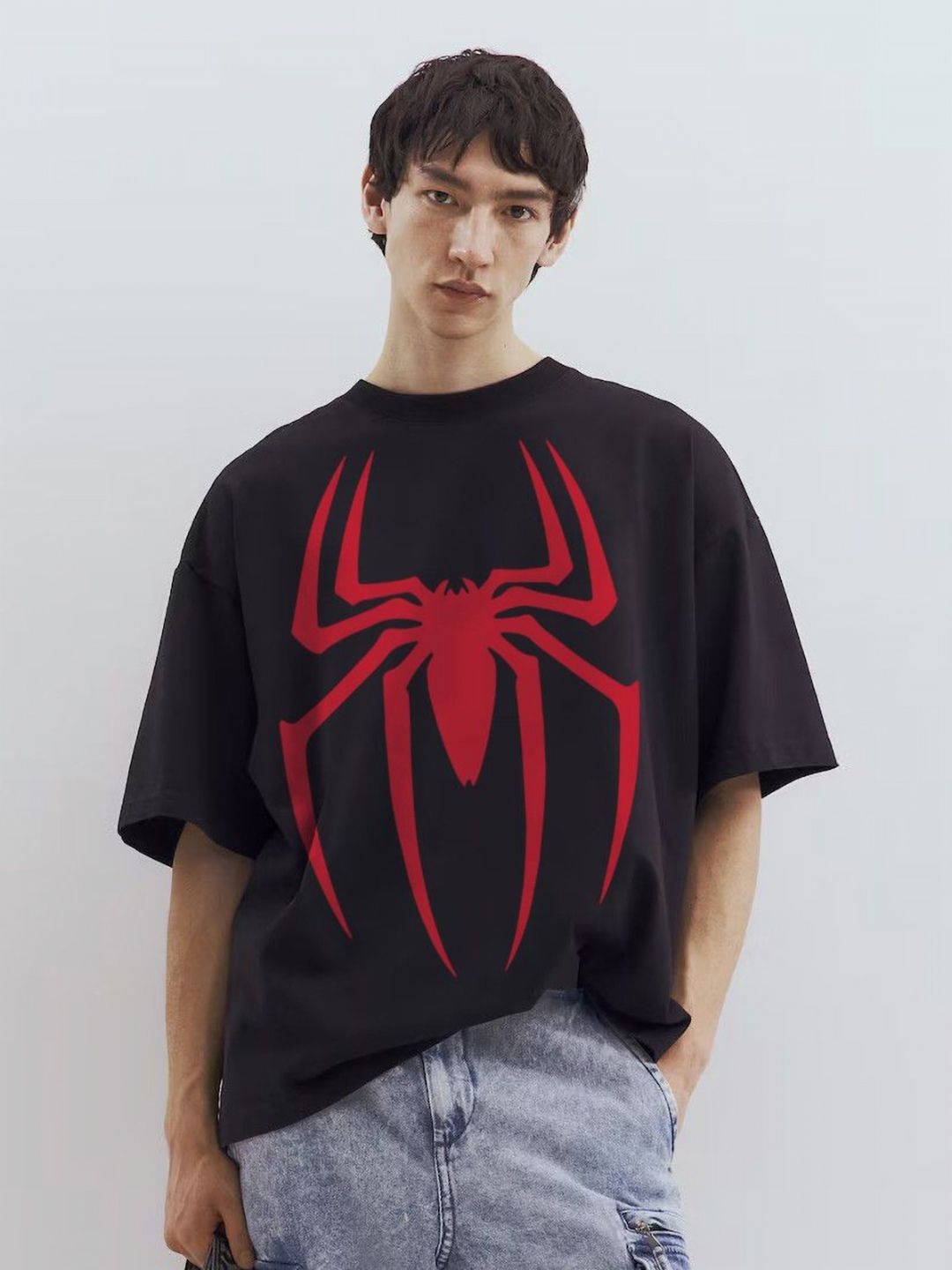 TOGS & TERRE Graphic Printed Oversized Organic Cotton T-shirt