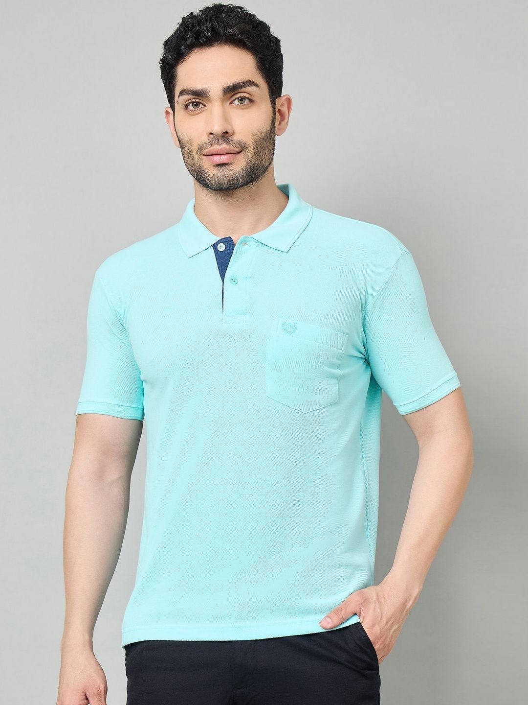 Duke Polo Collar Slim Fit Cotton T-shirt