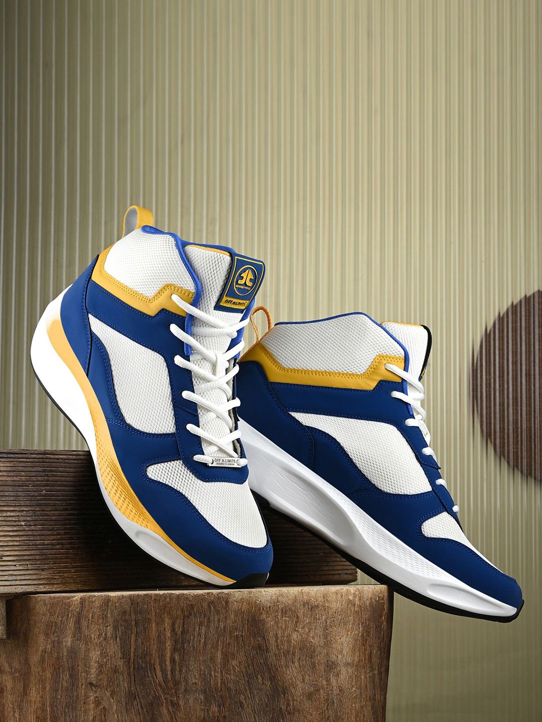 OFF LIMITS Men Mesh Basketball Non-Marking Lace-Ups Shoes