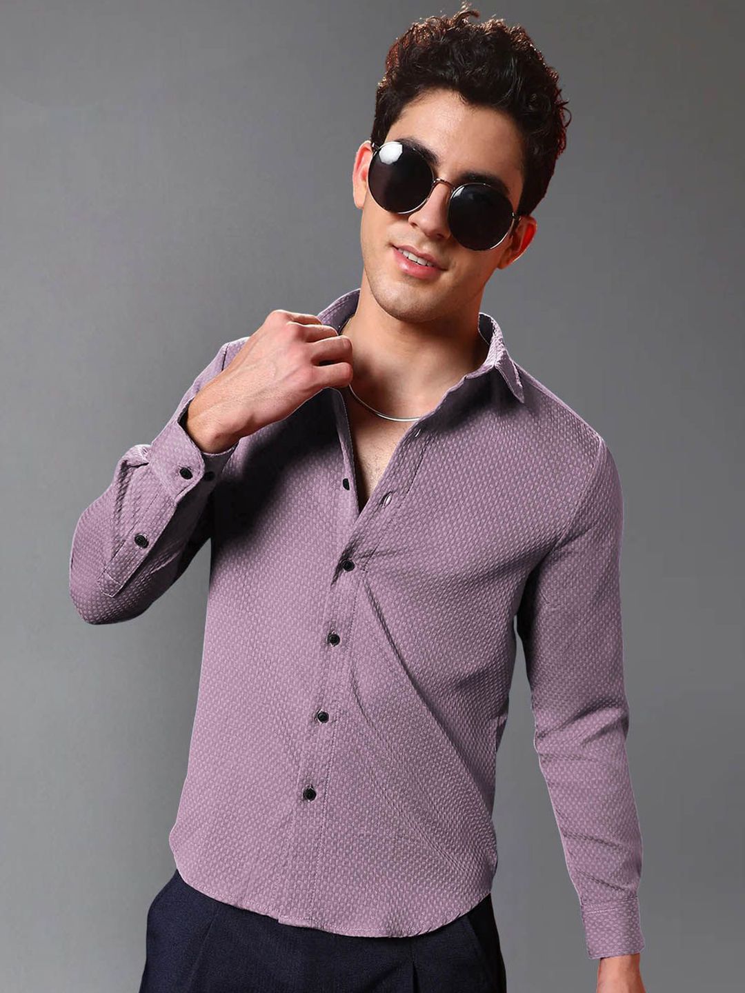 Metronaut Spread Collar Regular Fit Shirt