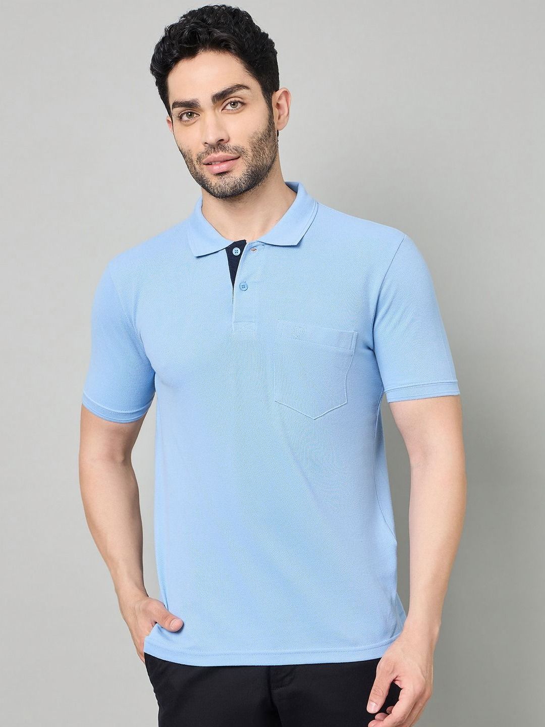 Duke Polo Collar Slim Fit Cotton T-shirt