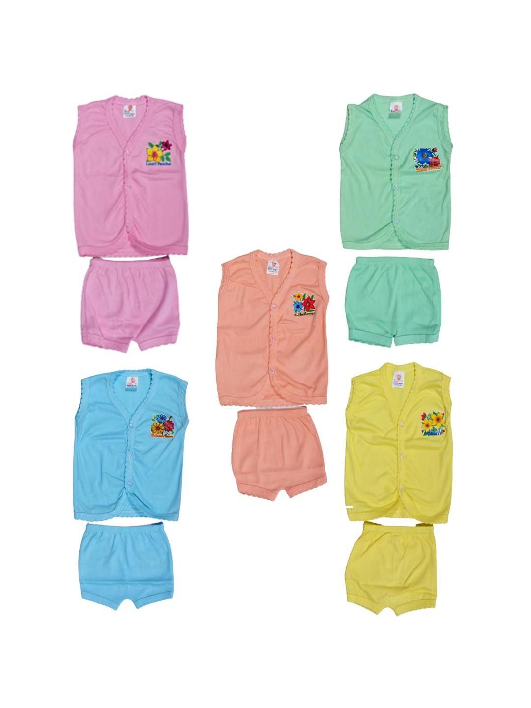 Veecap Unisex Kids Set Of 5 Printed Shirt with Shorts