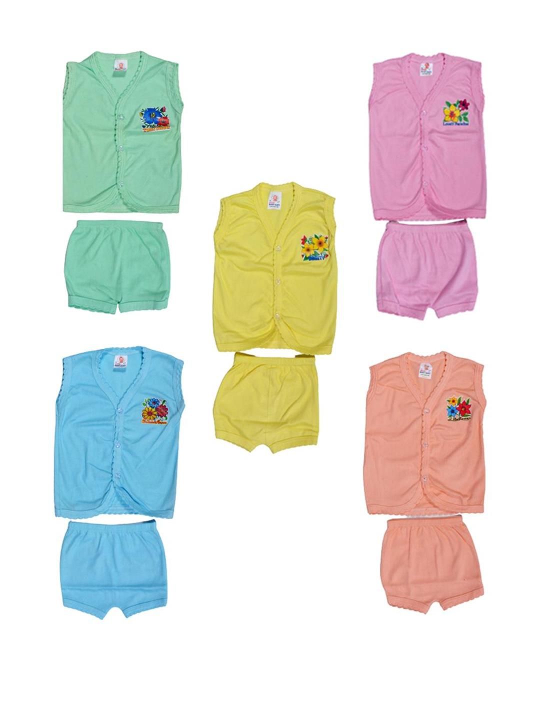 Veecap Kids Pack Of 5 Printed Shirt with Shorts