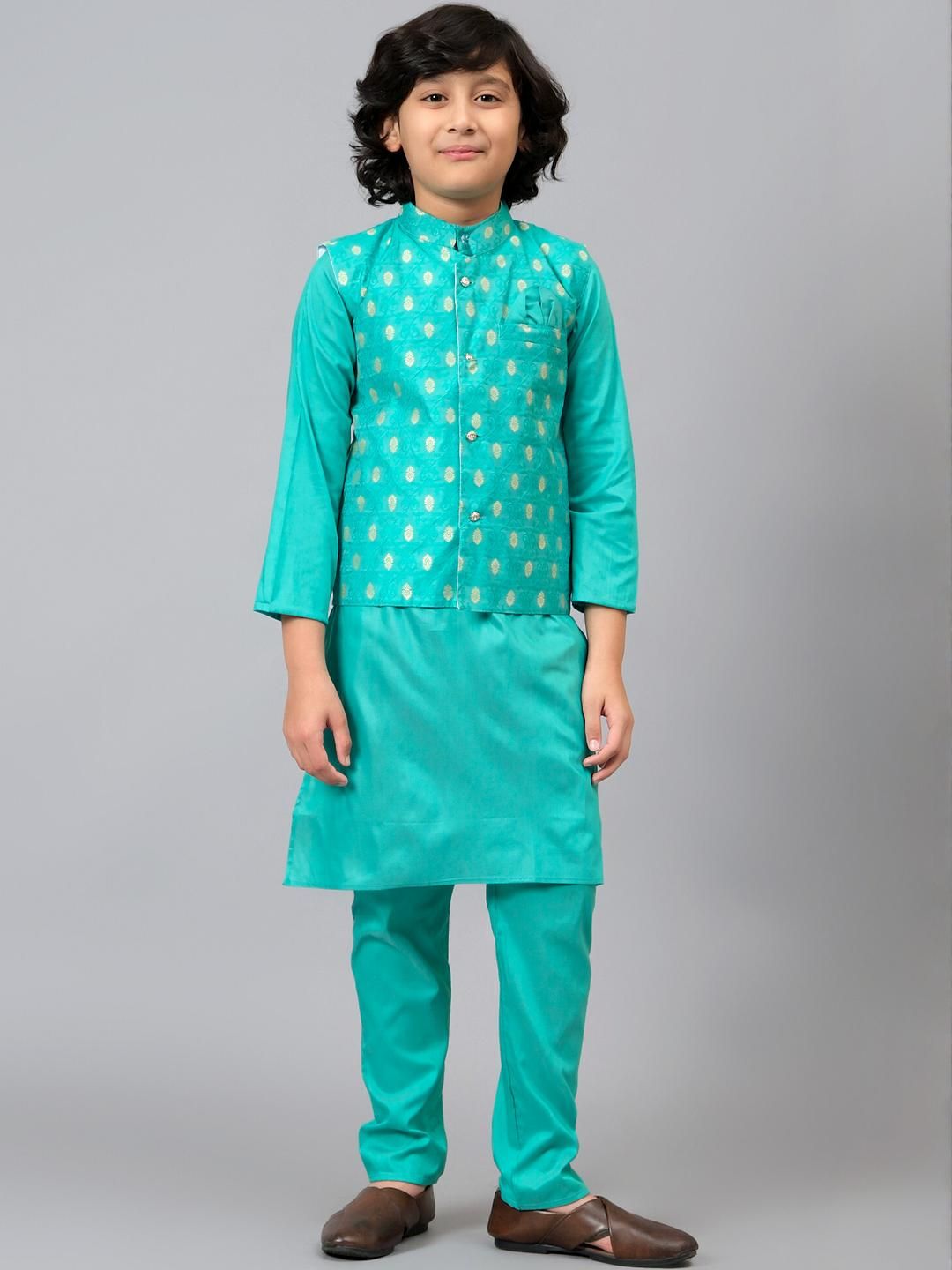 LITTLE DREAMS Kids-Boys Silk Blend Clothing Set