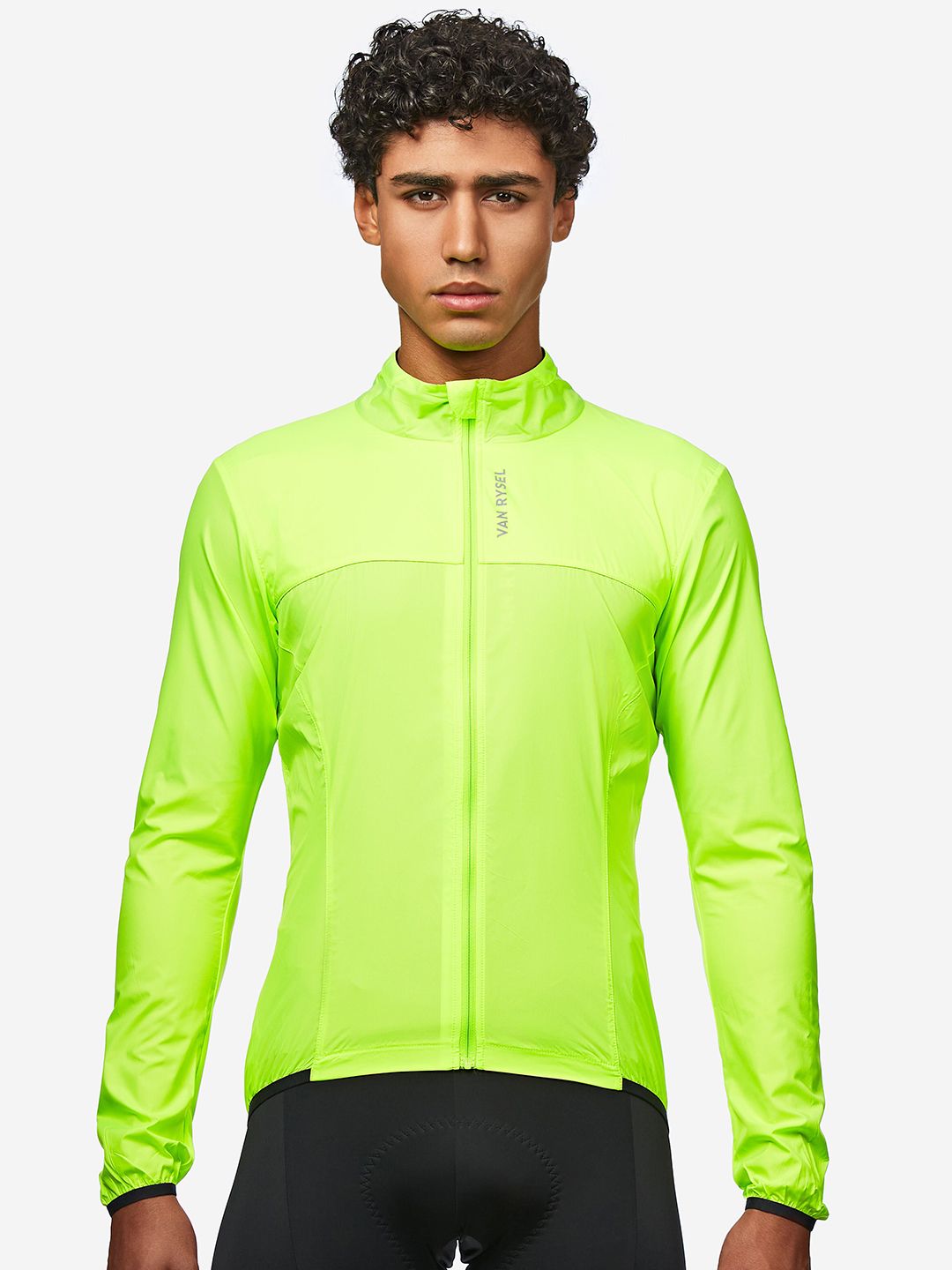 Decathlon Vanrysel - Men Green Windproof Cycling Windbreaker