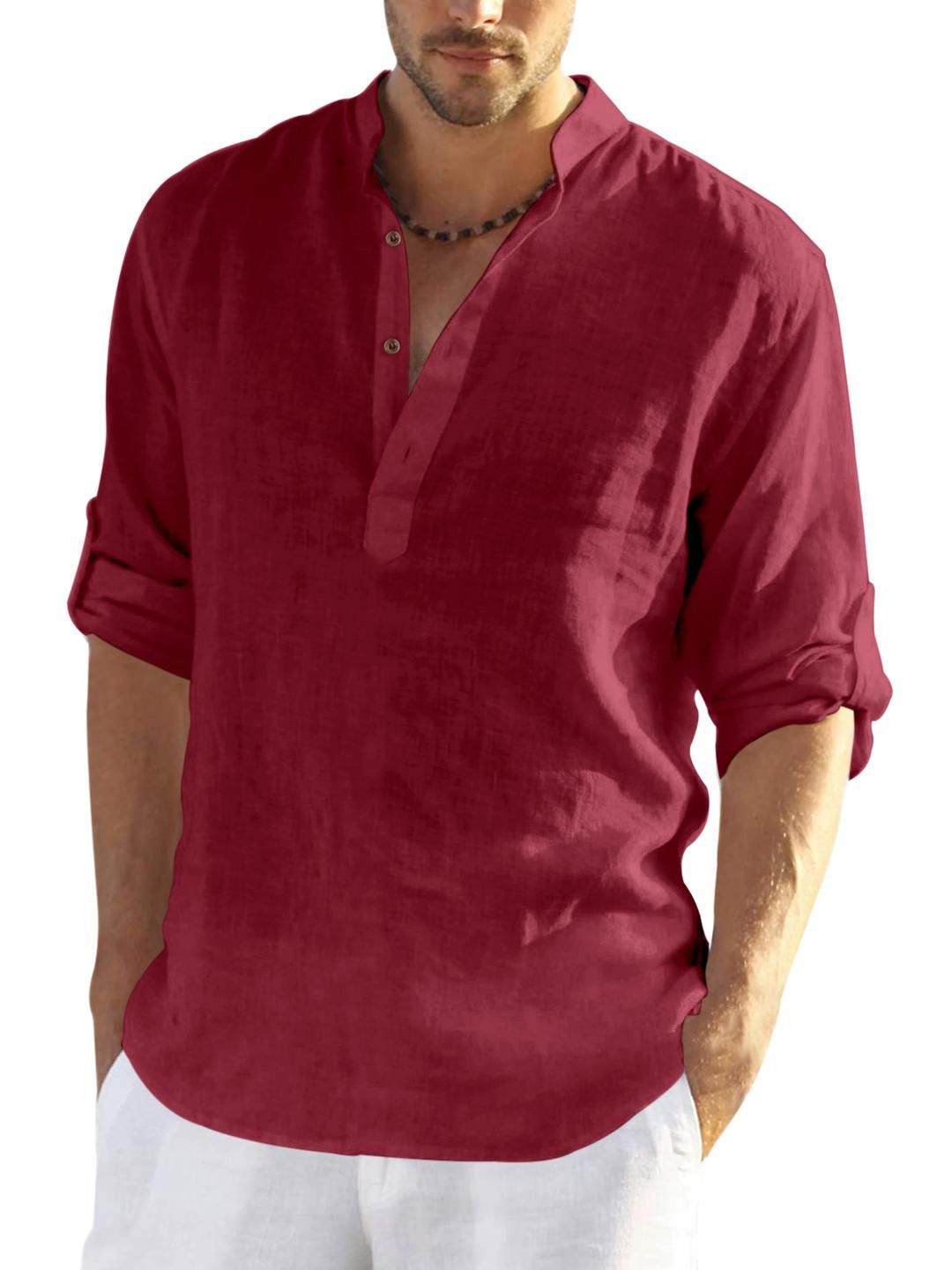 Fifth U Maroon Blended Kurtas