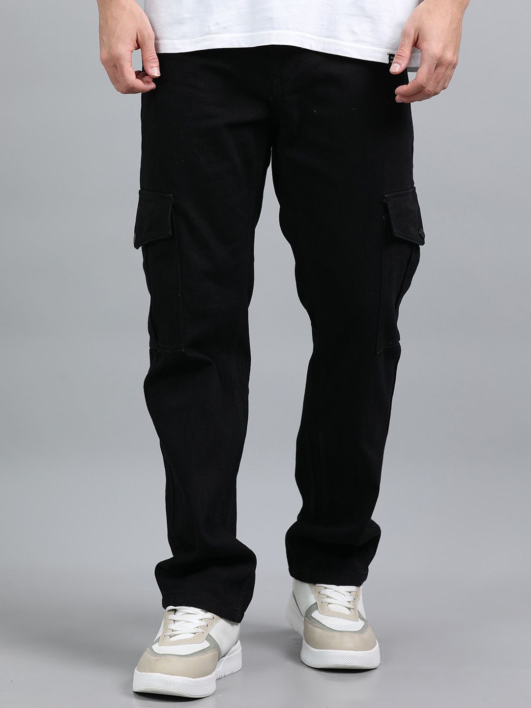Kolor Fusion Men Loose Relaxed Fit Mid-Rise Jeans