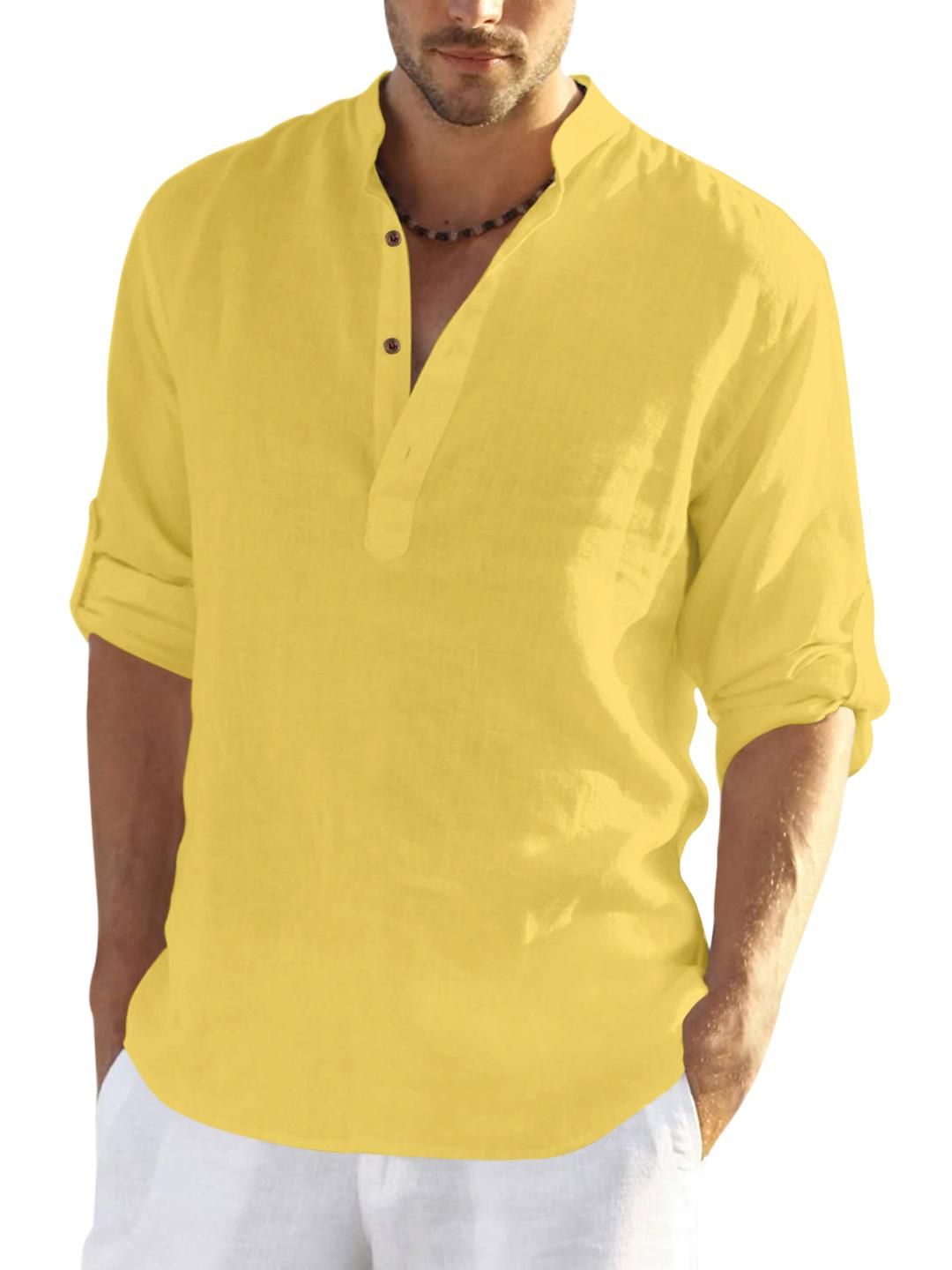 Fifth U Yellow Blended Kurtas