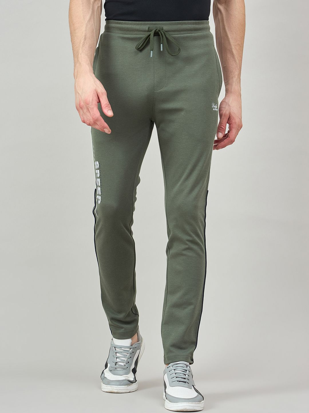 Duke Men Cotton Relaxed-Fit Mid-Rise Track Pant
