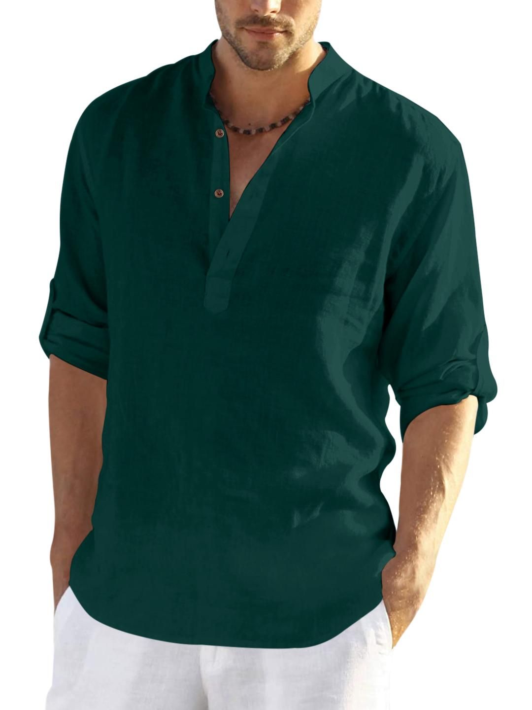 Fifth U Green Blended Kurtas