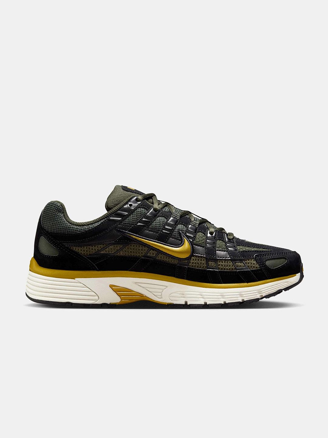 NIKE P-6000 スエード ブラック ゴールド 27cm ナイキ ペガサス Buy NIKE P-6000 SE Men's Round Toe Lace-Ups Sports Shoes - Sports