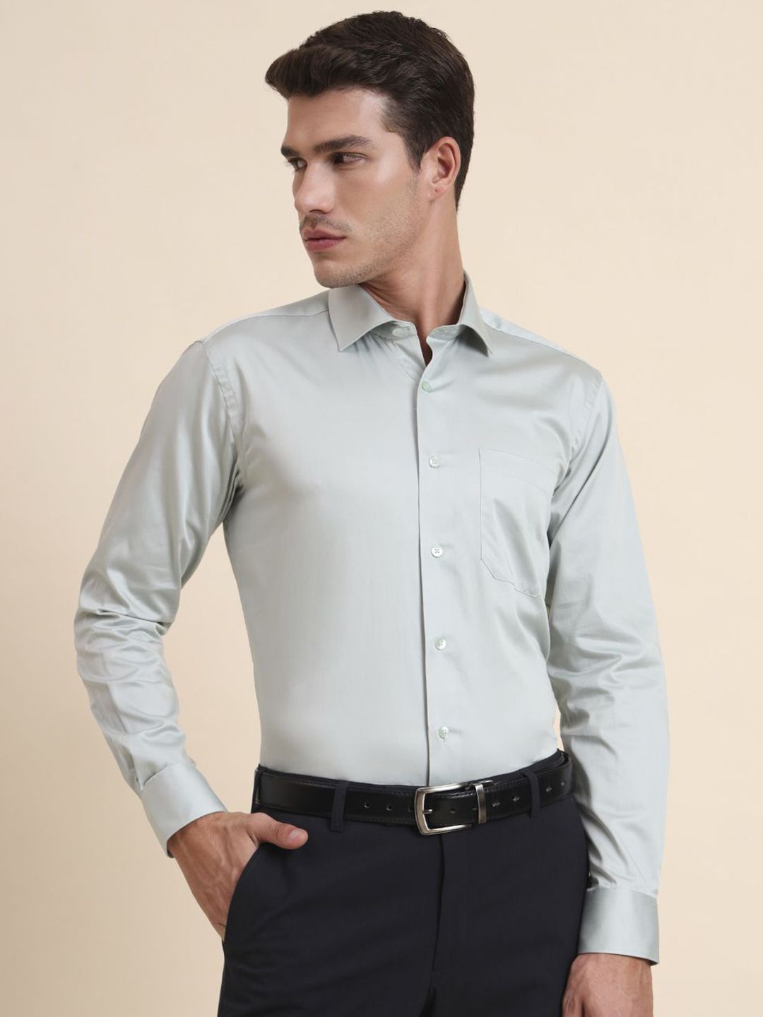 METAL Slim Fit Cotton Formal Shirt