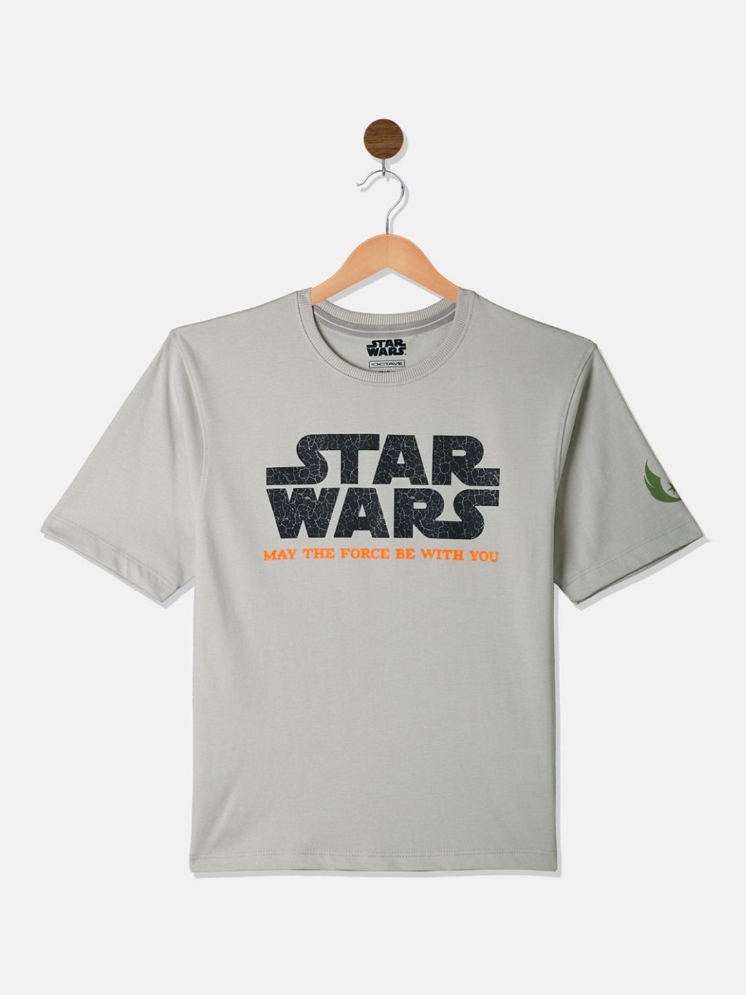 Octave Boys Star Wars Graphic Printed Round Neck Cotton T-shirt