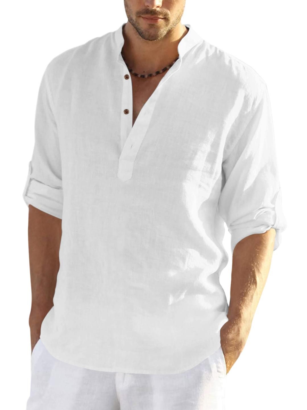 Fifth U White Blended Kurtas