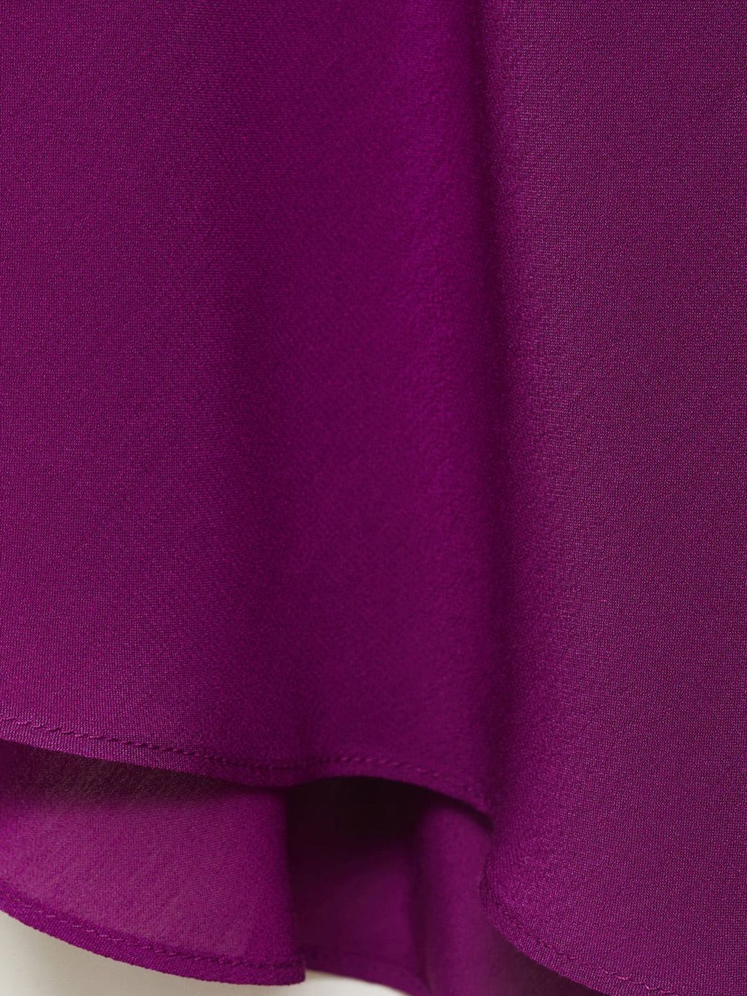 Shoulder Straps Ruched Asymmetrical Midi Dress