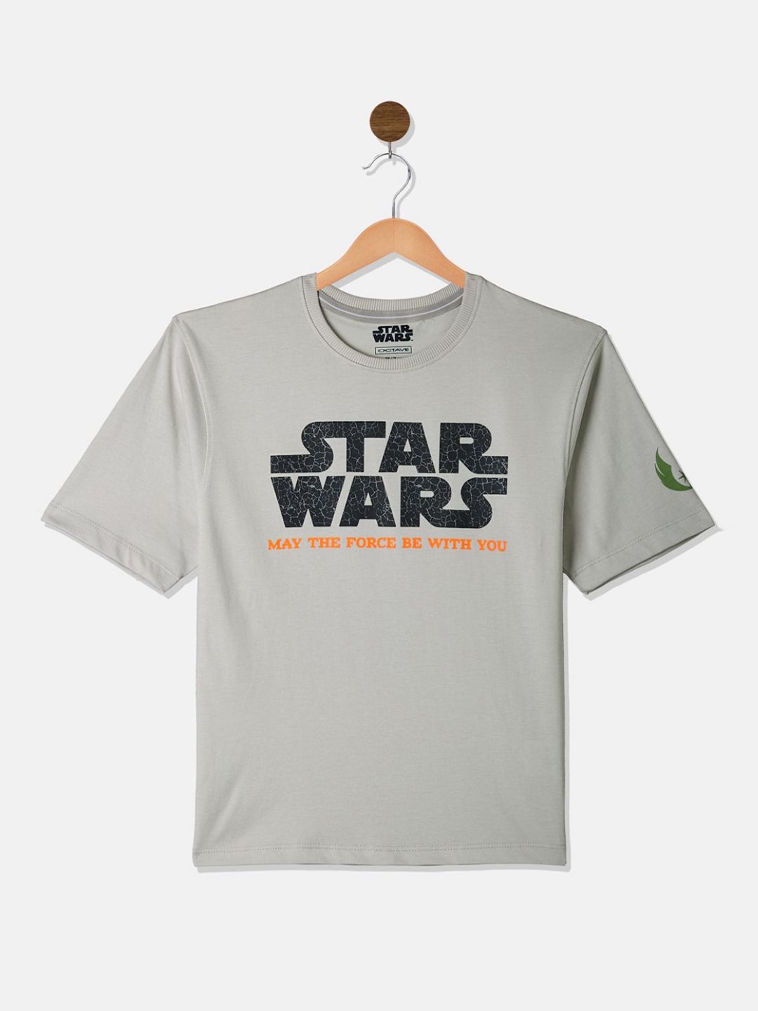 Octave Boys Star Wars Graphic Printed Round Neck Cotton T-shirt