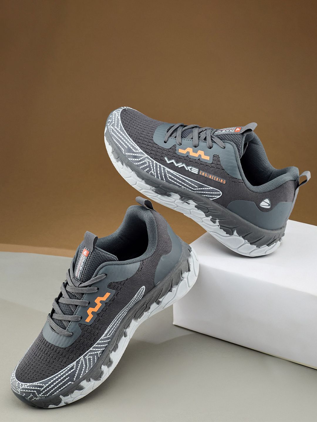 Duke Men Solid Textile Running Shoes