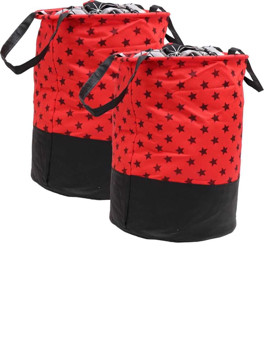BB BACKBENCHERS Set Of 2 Printed Laundry Bag