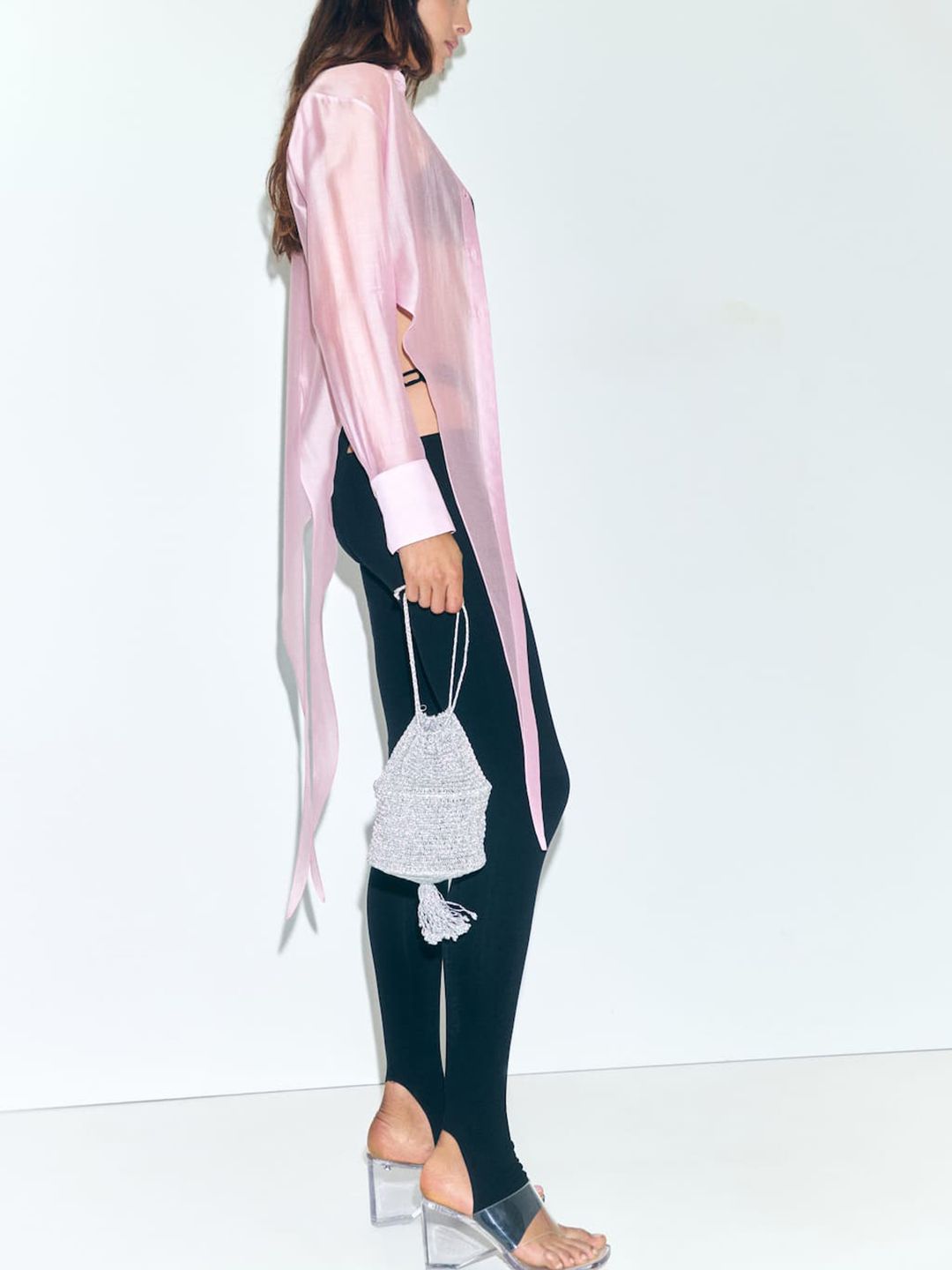 Peak Finish Shirt Style Longline Top