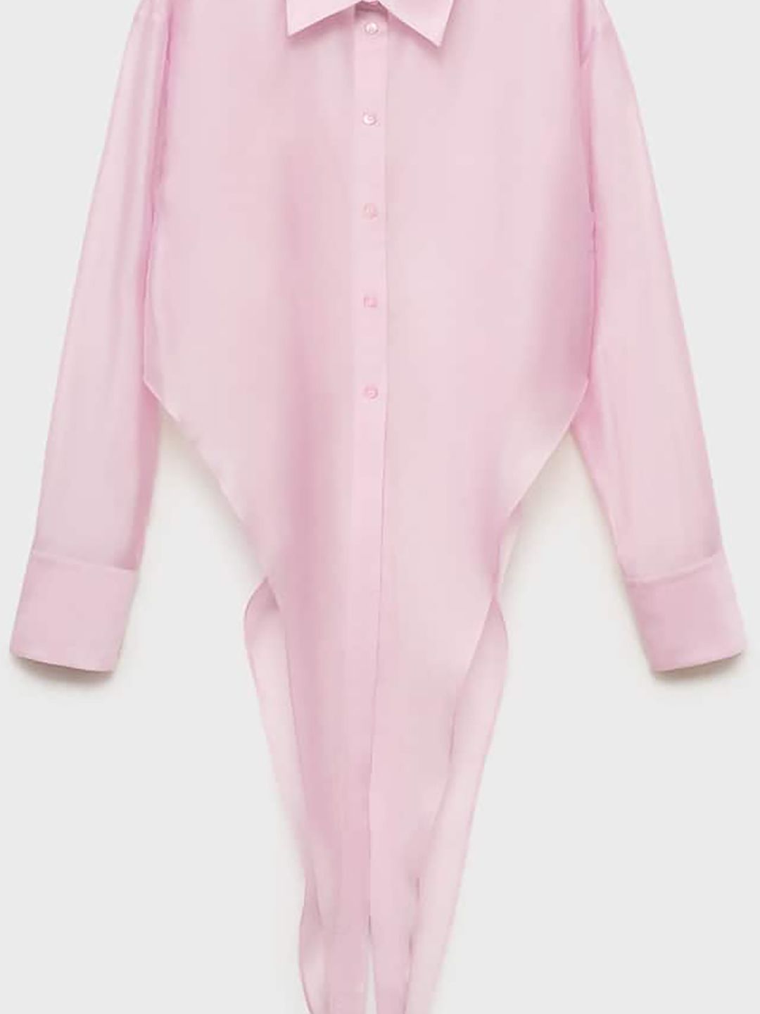 Peak Finish Shirt Style Longline Top
