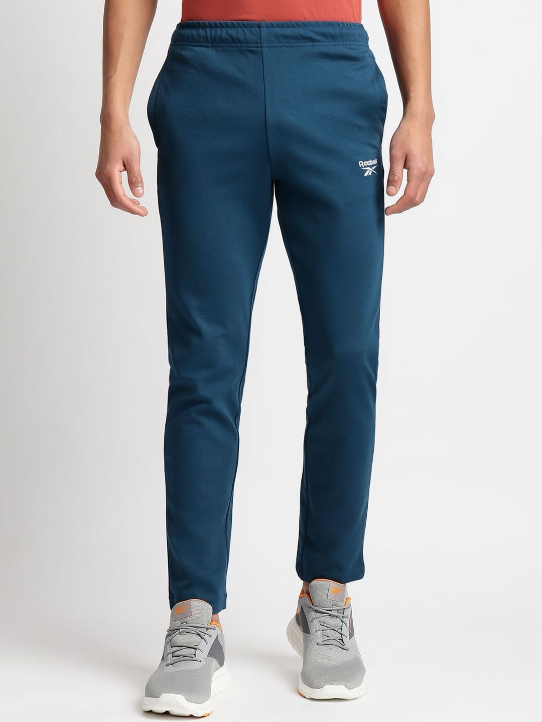 Reebok Men Mid-Rise Track Pants