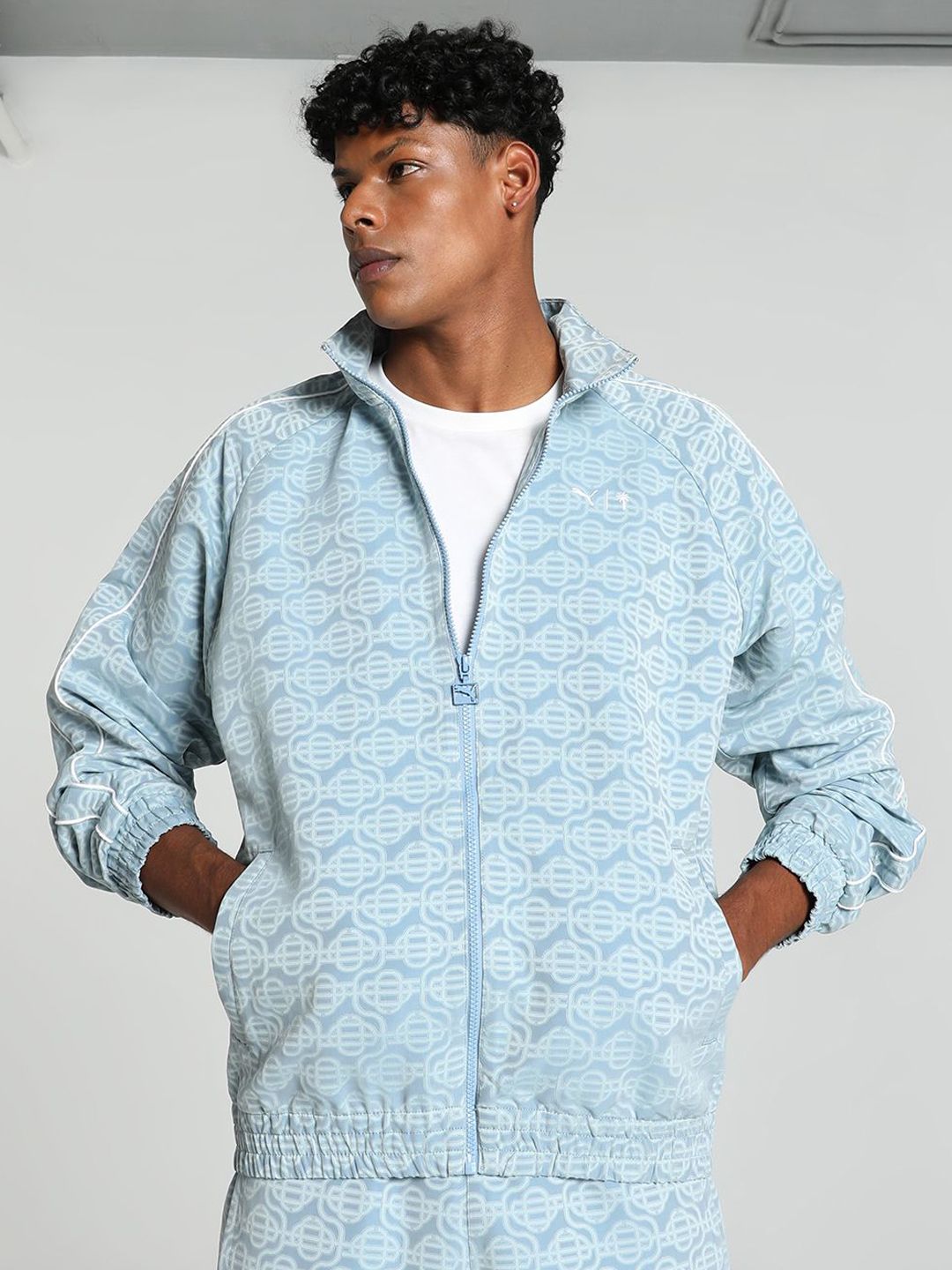 Buy Puma x Palm Tree Crew Men T7 Printed Jacket - Jackets for Men