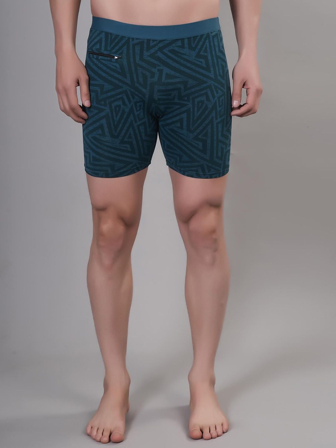 ULLAS Men Swimming Bottoms With Key Pocket
