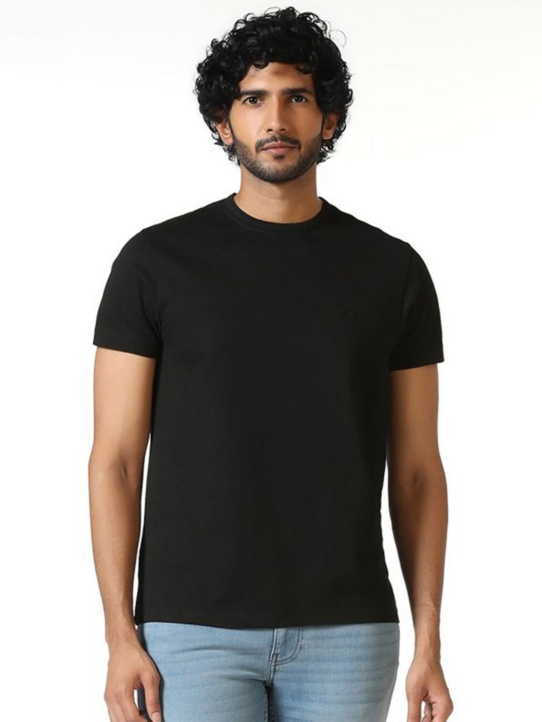 Blackberrys Short Sleeves Cotton Slim Fit T-shirt