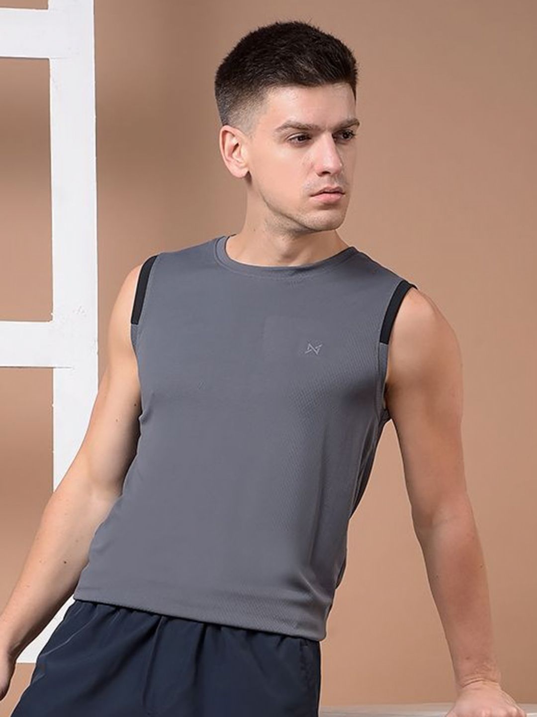 Force NXT Men Microfiber Anti Viral Anti Odour Cool Sports Muscle T-Shirt