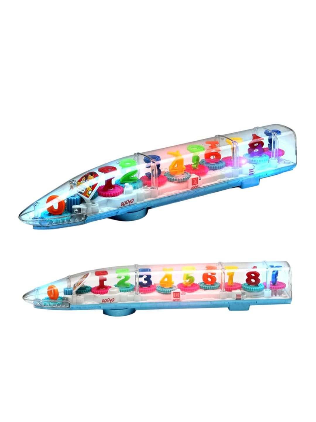 Kidoyz Kids Train Engine Toy With LED Lights & Musical Sound