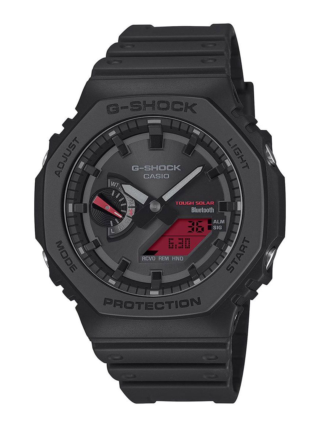 Buy CASIO Men G-Shock GA-B2100-1ADR Black Analog-Digital Dial