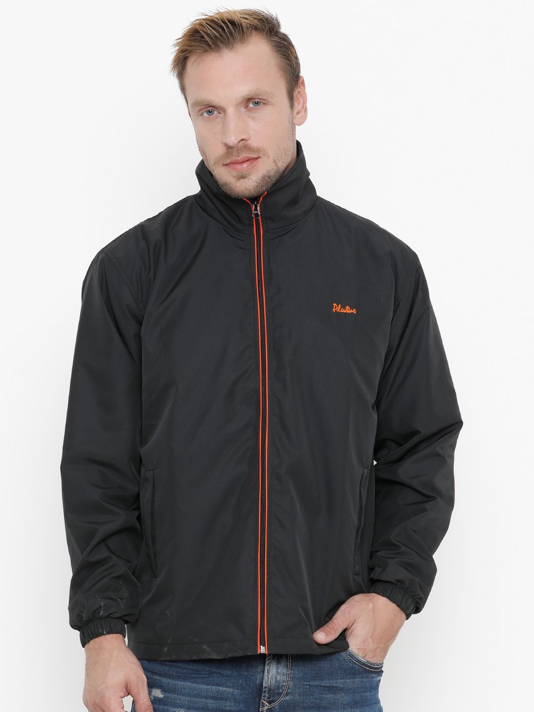 Plutus Stand Collar Windcheater Sporty Jacket