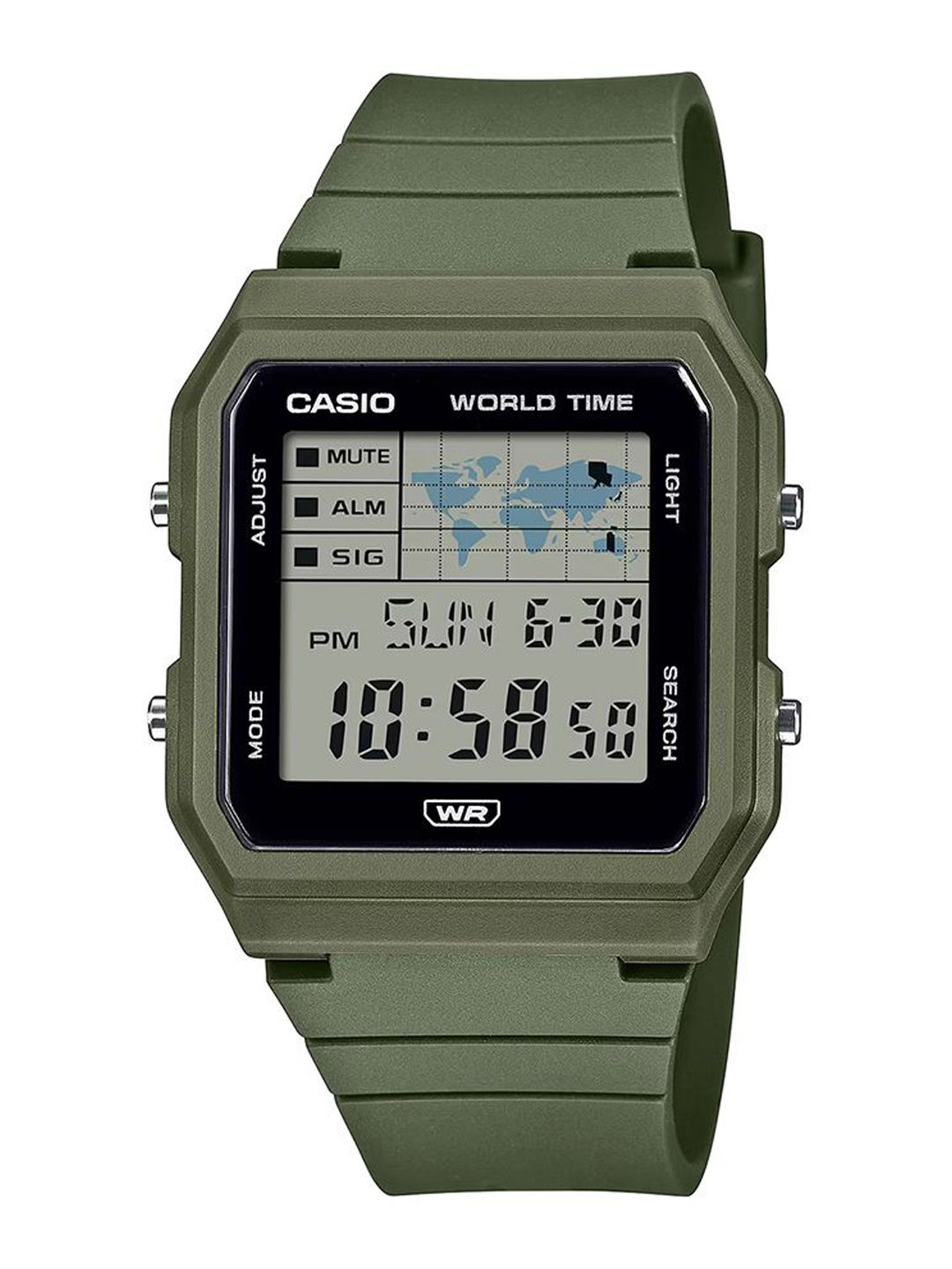 Buy CASIO Unisex Square Dial & Cuff Straps Digital Watch D398