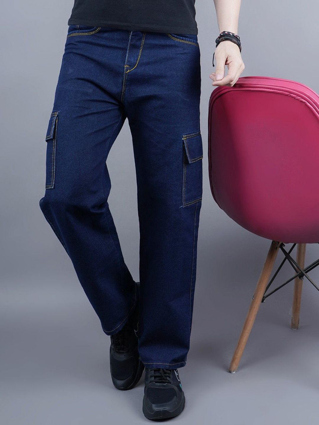 Metronaut Men Mid-Rise Stretchable Regular Fit Jeans