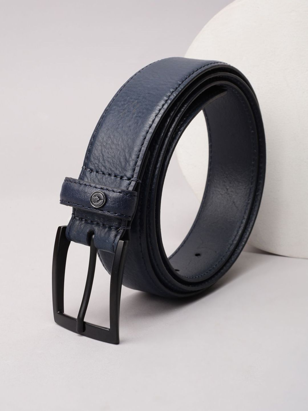 Allen Solly Men Textured Leather Casual Belt