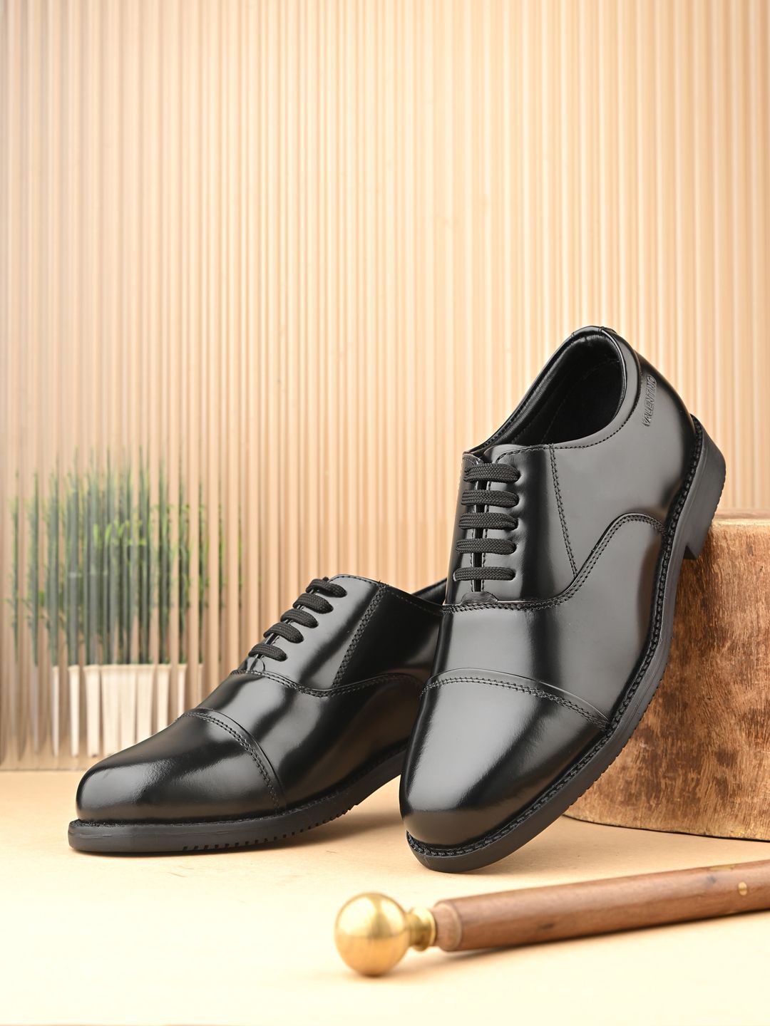 Valentino Genuine Leather Formal Oxfords