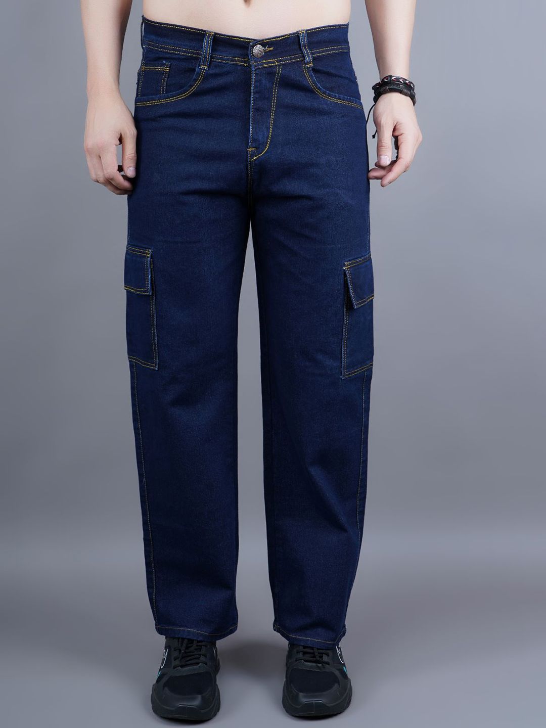 Metronaut Men Classic Mid-Rise Stretchable Jeans