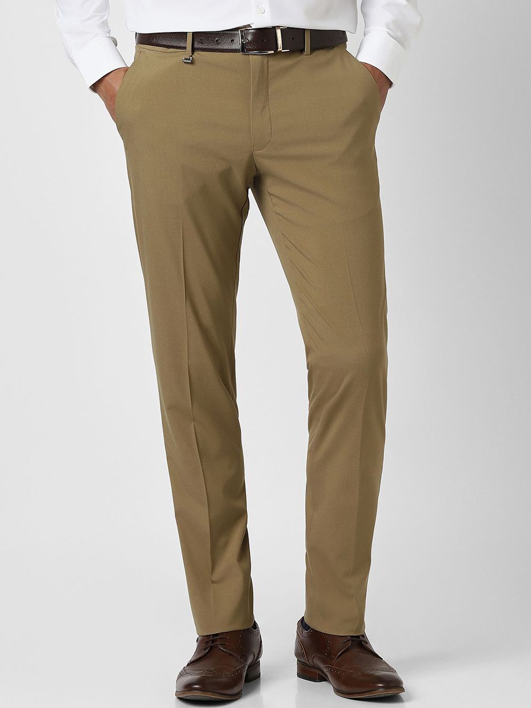 Van Heusen Men Slim Fit Formal Trousers